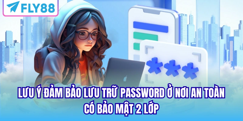 Lưu ý đảm bảo lưu trữ password ở nơi an toàn, có bảo mật 2 lớp